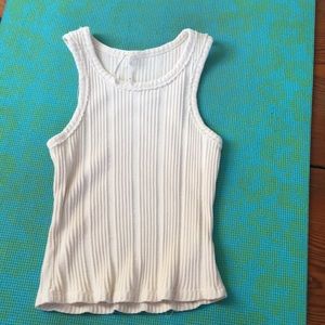 Size small Anthropology tank top halter- cream